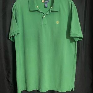 Duck Head Men's Polo Shirt in Vibrant Green